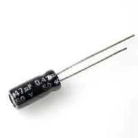 CAPACITOR ELETROLITICO 0,47UFX50V 
