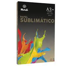 Papel para Sublimação Mundi (Globinho) A3 Plus 100G - 100 Folhas - 1 Pacote