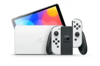 [Desbloqueado] Console Nintendo Switch Oled White 64GB + 256GB - Seminovo - Foto 2
