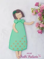 G1.313 Gabarito de Moldes em MDF Floristas  30cm - Foto 3