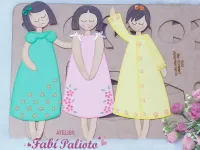 G1.313 Gabarito de Moldes em MDF Floristas  30cm - Foto 6