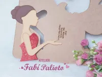 G1.317 Gabarito de Moldes em MDF Silhueta 20cm  - Foto 2