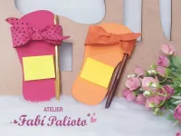 G1.320  Gabarito de Moldes em MDF Chinelo Porta Recados - Foto 2