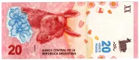 Argentina - 20 Pesos - Cédula Estrangeira - MBC/SOB