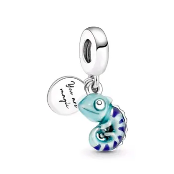 Berloque pendente camaleao muda de cor – em Prata925