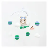 Móbile Ursinho Aviador  - Nuvens + Bolinhas - Foto 3