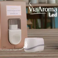 Aromatizador Elétrico de Plástico STANDARD BRANCO com LED - Foto 2