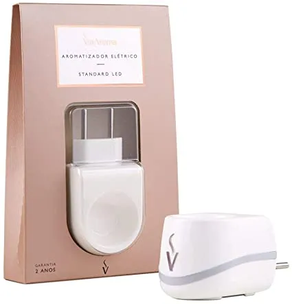 Aromatizador Elétrico de Plástico STANDARD BRANCO com LED Imagem