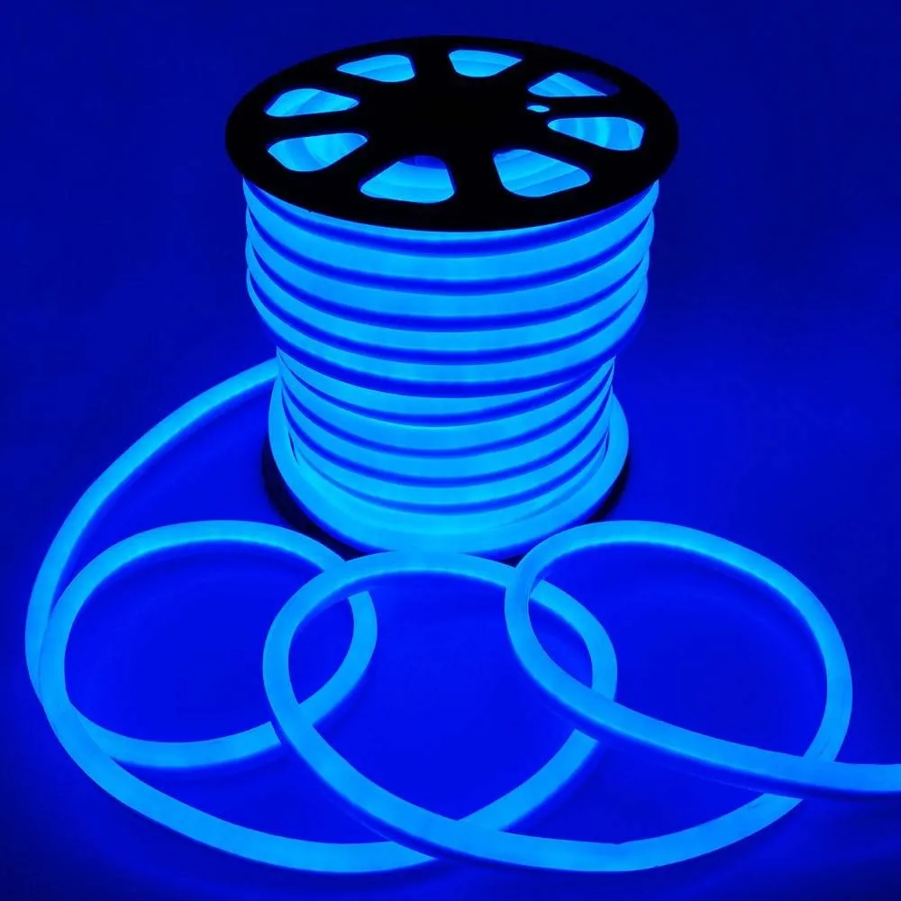 Mangueira Led Neon Flex  100 metros AZUL Imagem