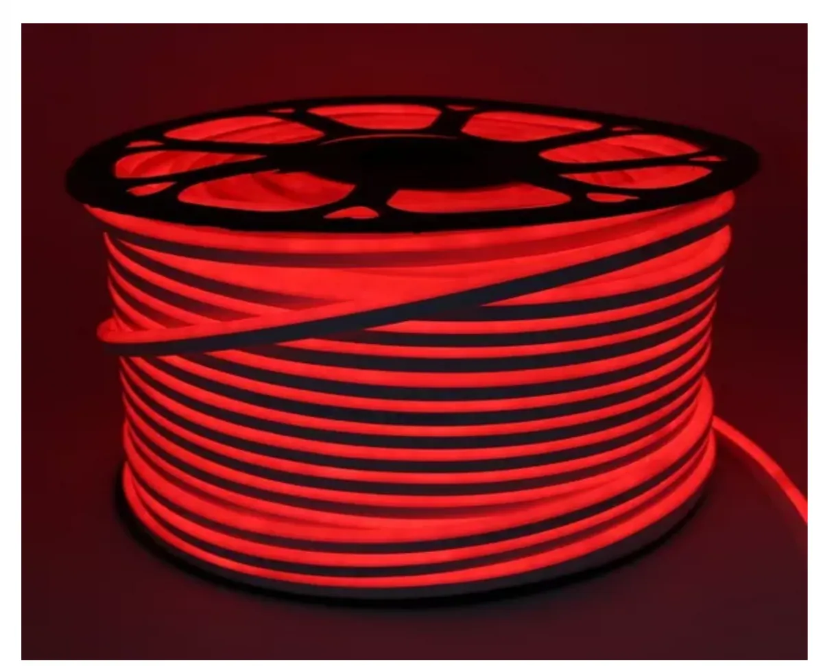 Mangueira Led Neon Flex  100 metros VERMELHO