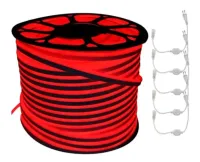 Mangueira Led Neon Flex  100 metros VERMELHO - Foto 15