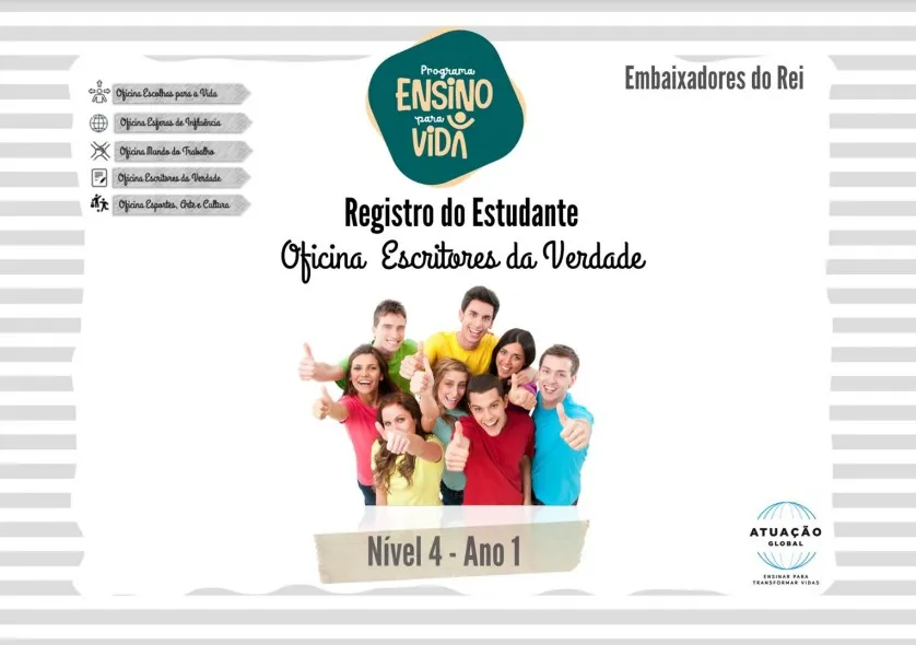 Bloco Nível 4 - Escolhas Para a Vida - Alunos de 15 a 18 anos Imagem