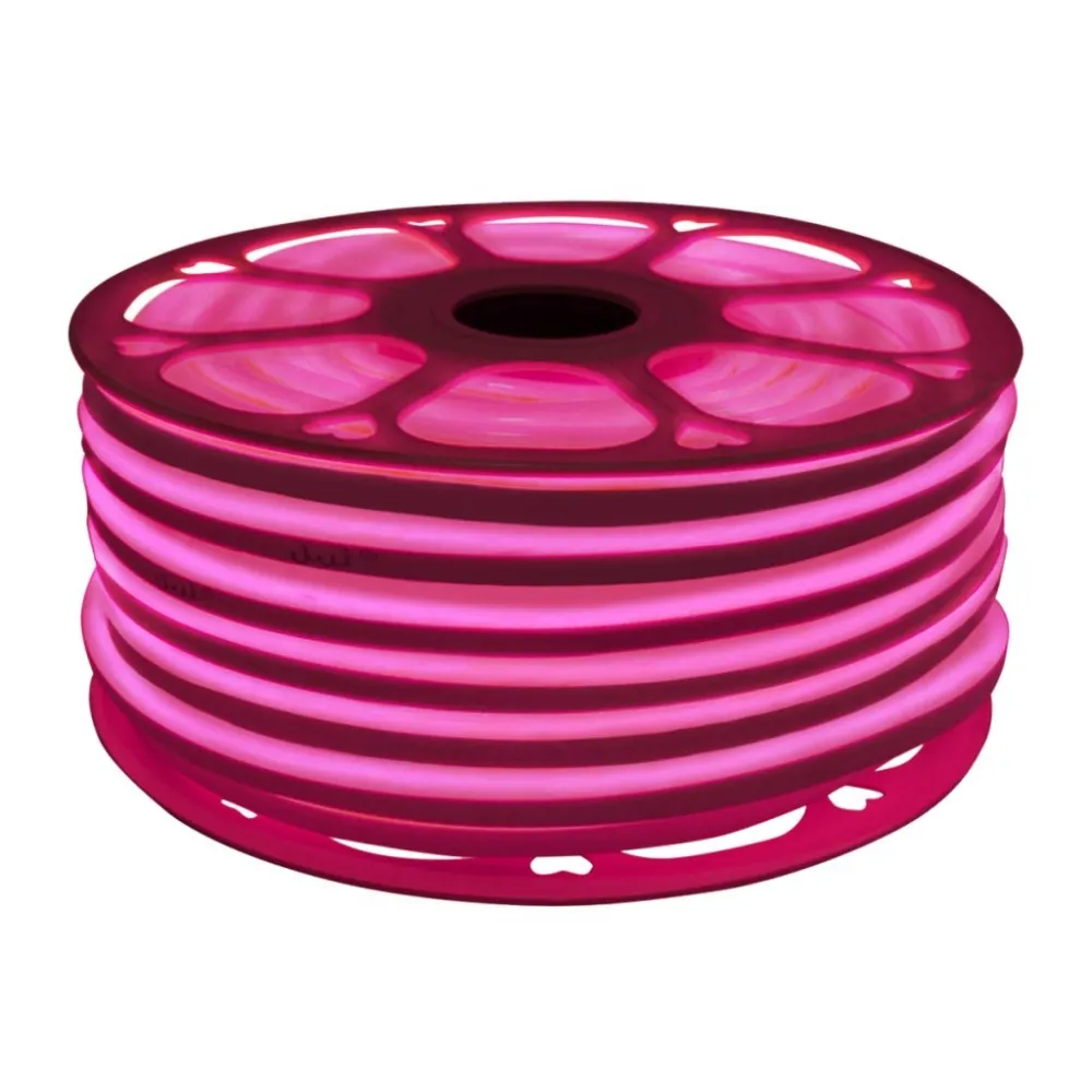 Mangueira Led Neon Flex  100 metros ROSA Imagem