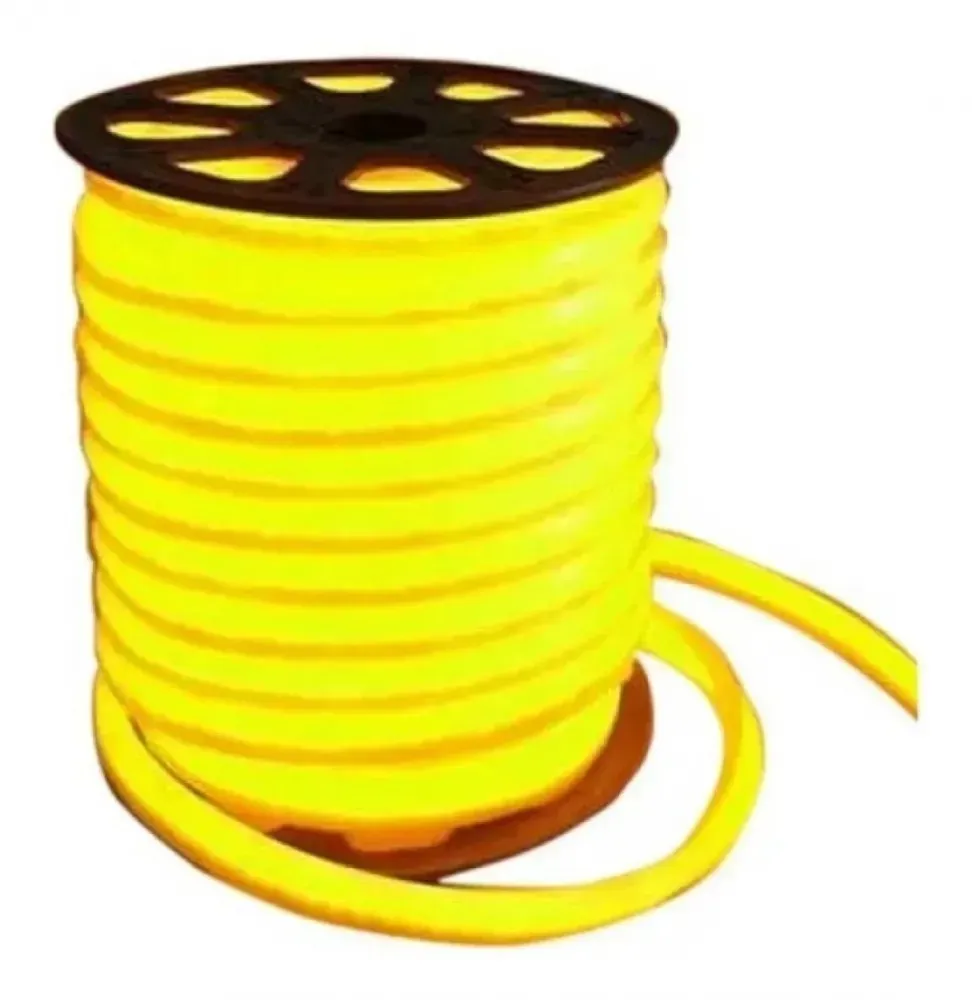 Mangueira Led Neon Flex  50 metros AMARELO Imagem