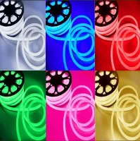 Mangueira Led Neon Flex  50 metros ROXO - Foto 8