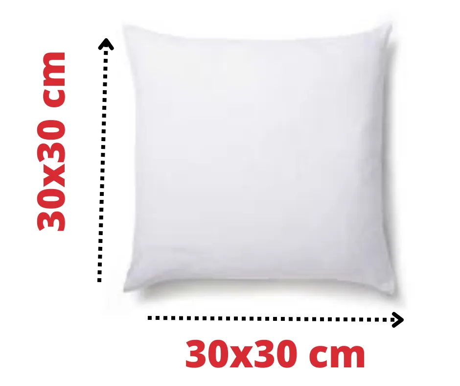 CAPA ALMOFADA + ENCHIMENTO 30X30 PRA SUBLIMAÇÃO