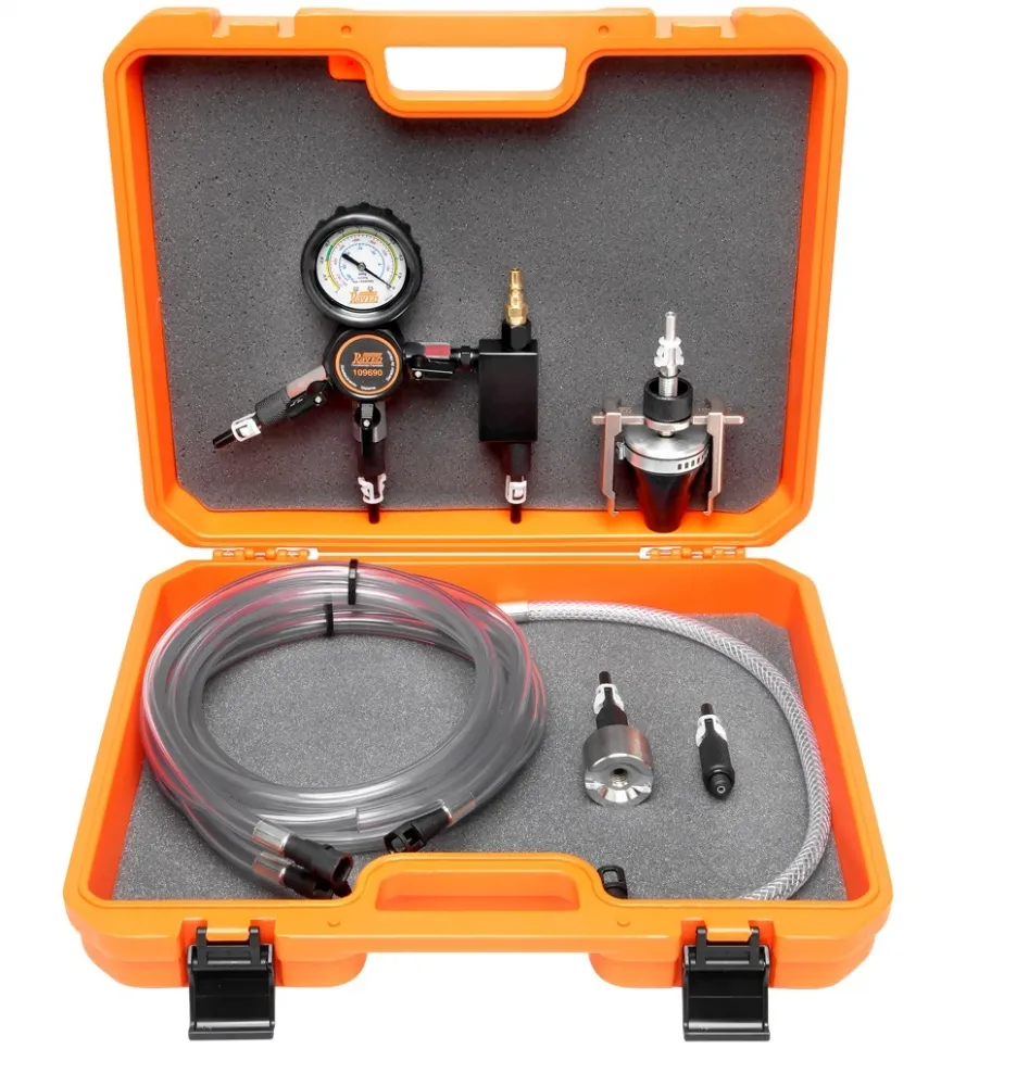 Equipamento à vácuo para abastecer e testar a estanqueidade do sistema de arrefecimento Raven 109690 Imagem