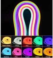 Mangueira Fita LED Neon BRANCA MORNA 4000K 12v rolo 5 metros COM FONTE - Foto 8