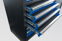 GABINETE COM 7 GAVETAS E 2 PORTAS – (PRETO E AZUL) 87D11-23A-KB KING TONY - Foto 4