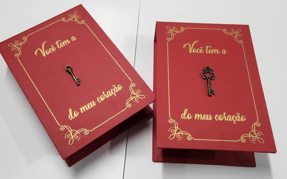 Cx. Personalizada 12 bombons - Chave Imagem