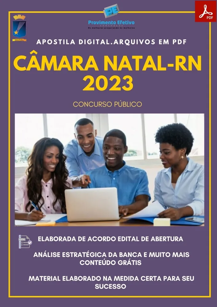 Apostila Câmara Natal RN Ciências Contábeis 2023 Imagem