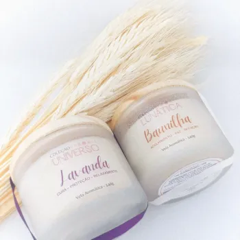 DUPLA DE VELAS  | Lavanda e Baunilha