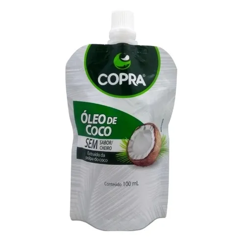 Óleo de Coco Sem Sabor 100ml pouch Copra Imagem