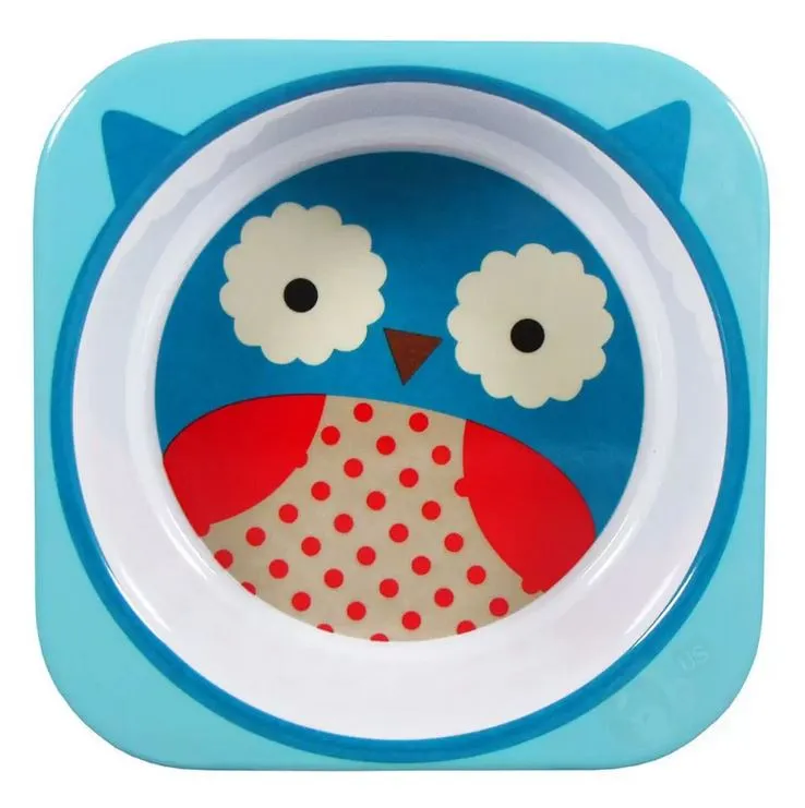 Tigela Skip Hop Zoo Coruja - A partir de 12 meses+ Imagem