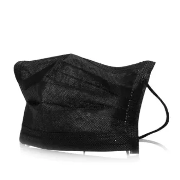 Máscara PRETA MEDIX Tripla Descartável com Filtro (BFE 95%) - Pacote 50 Unidades - Foto 2