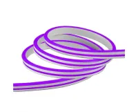 Mangueira Fita LED Neon ROXO 12v rolo 5 metros - Foto 12