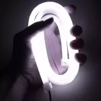 Mangueira Fita LED Neon ROXO 12v rolo 5 metros COM FONTE - Foto 7