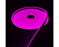 Mangueira Fita LED Neon ROXO 12v rolo 5 metros COM FONTE - Foto 3