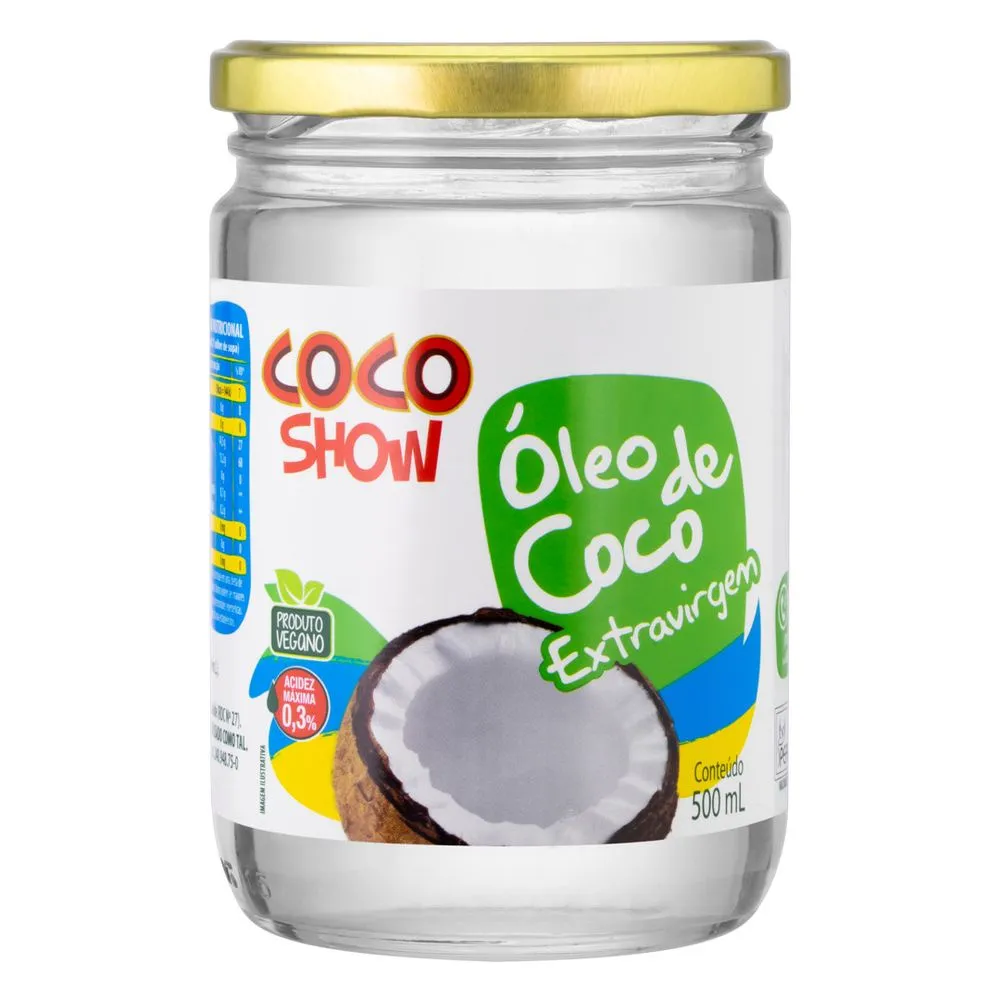 Óleo de Coco Extravirgem 500ml – Coco Show