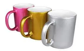 CANECA PEROLADA IMPORTADA 325ML PARA SUBLIMAÇÃO  - Foto 2