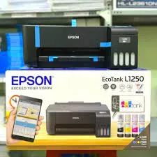 EPSON Impressora EcoTank L1250 - Tanque de Tinta Colorida, Wi-Fi Direct -  Bivolt, Cor: Preto PARA SUBLIMAÇÃO  Imagem