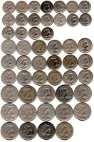 1918 à 1935 - Lote com 50 Moedas de 100 - 200 e 400 Réis - Moedas das Imagens - Foto 2