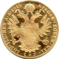 Monarquia Austro-Húngara - 1915 (Restrike) - 4 Ducats - Franz Joseph I - Ouro .986 - 13,96g - 40mm - Foto 2