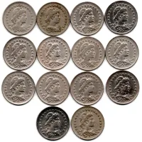 1918 à 1935 - Lote com 50 Moedas de 100 - 200 e 400 Réis - Moedas das Imagens - Foto 8