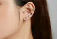 Brincos unicos - piercing