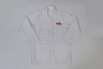 SESI Jaleco branco em tecido 100% algodão - (SOB ENCOMENDA)