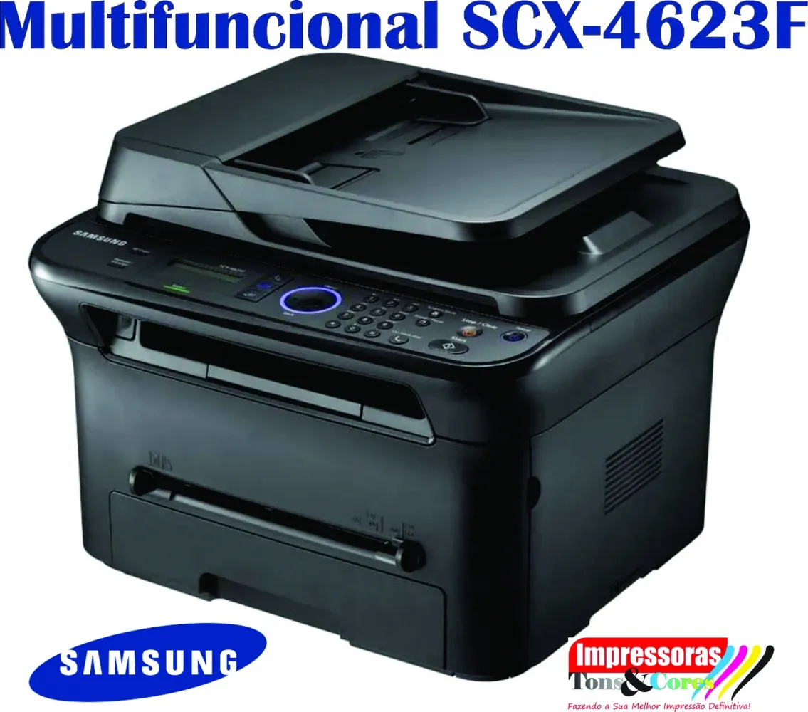 Impressoras tons e cores - Multifuncional laser Samsung SCX-4623f c ...