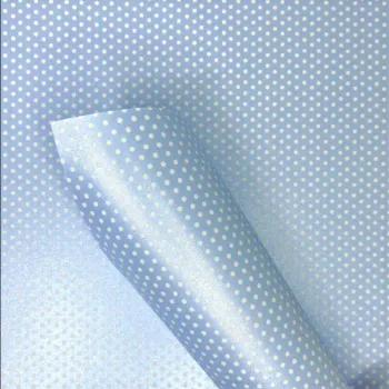 Papel Perolado Poá Azul- Tam. A4 - 1uni. 