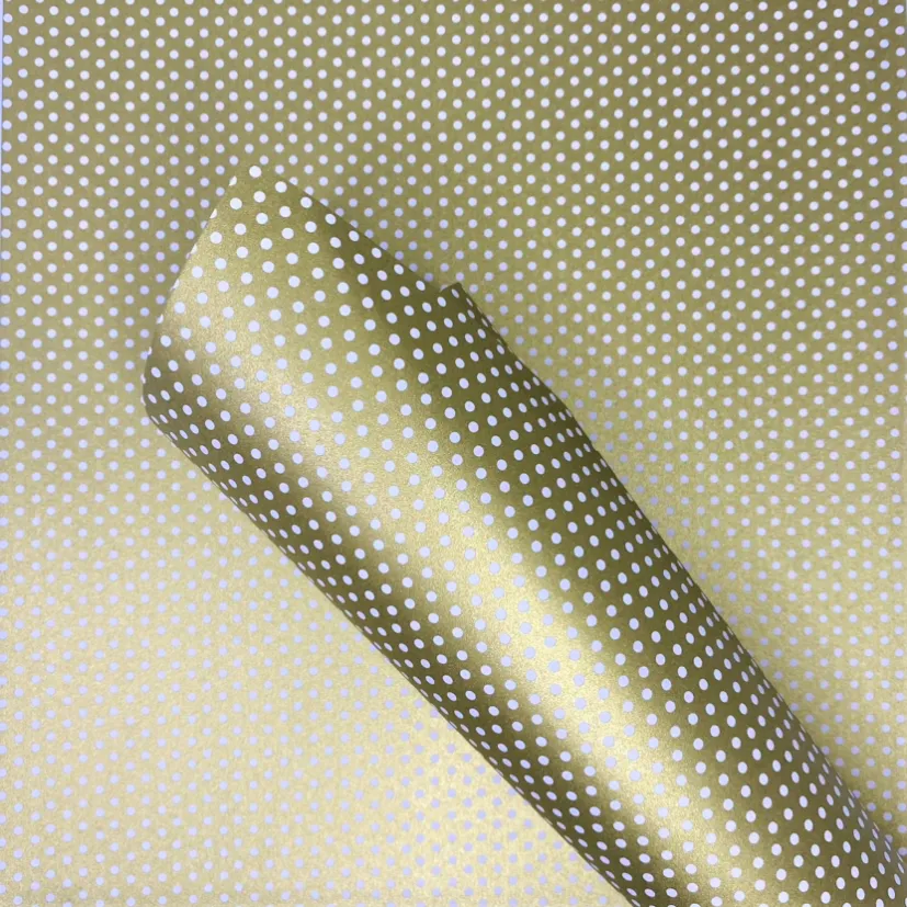 Papel Perolado Poá Ouro - Tam. A4 - 1uni. 