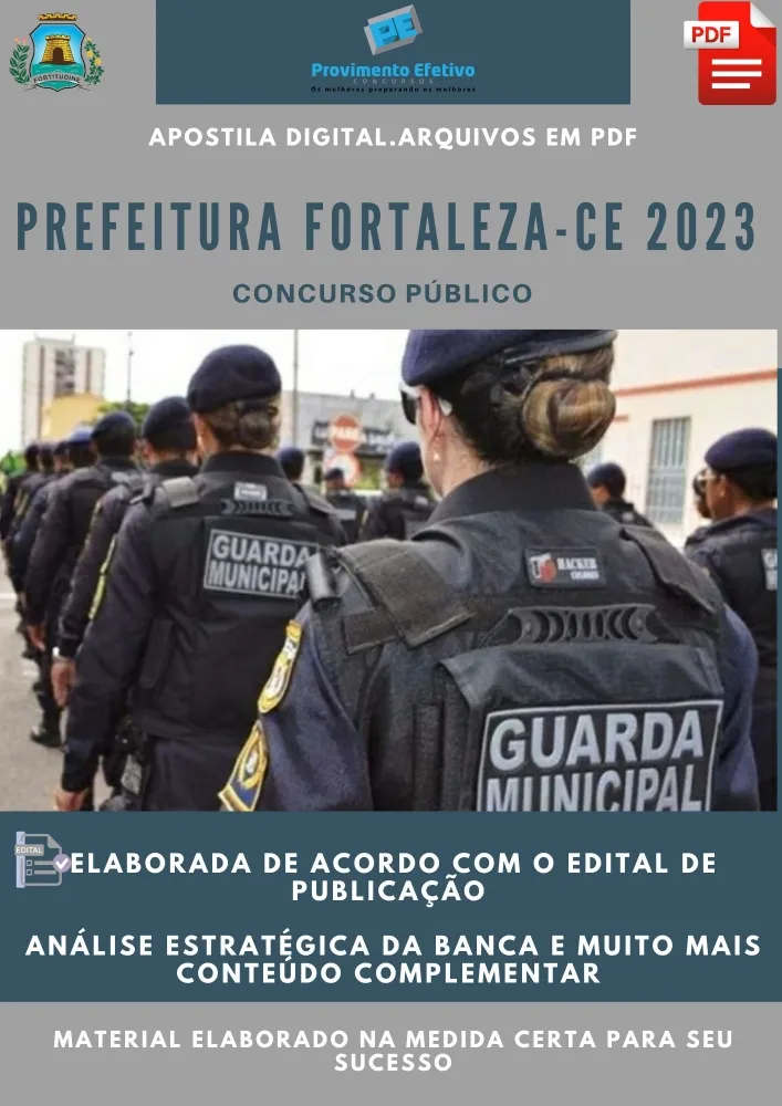Apostila Prefeitura Fortaleza Guarda Municipal 2023