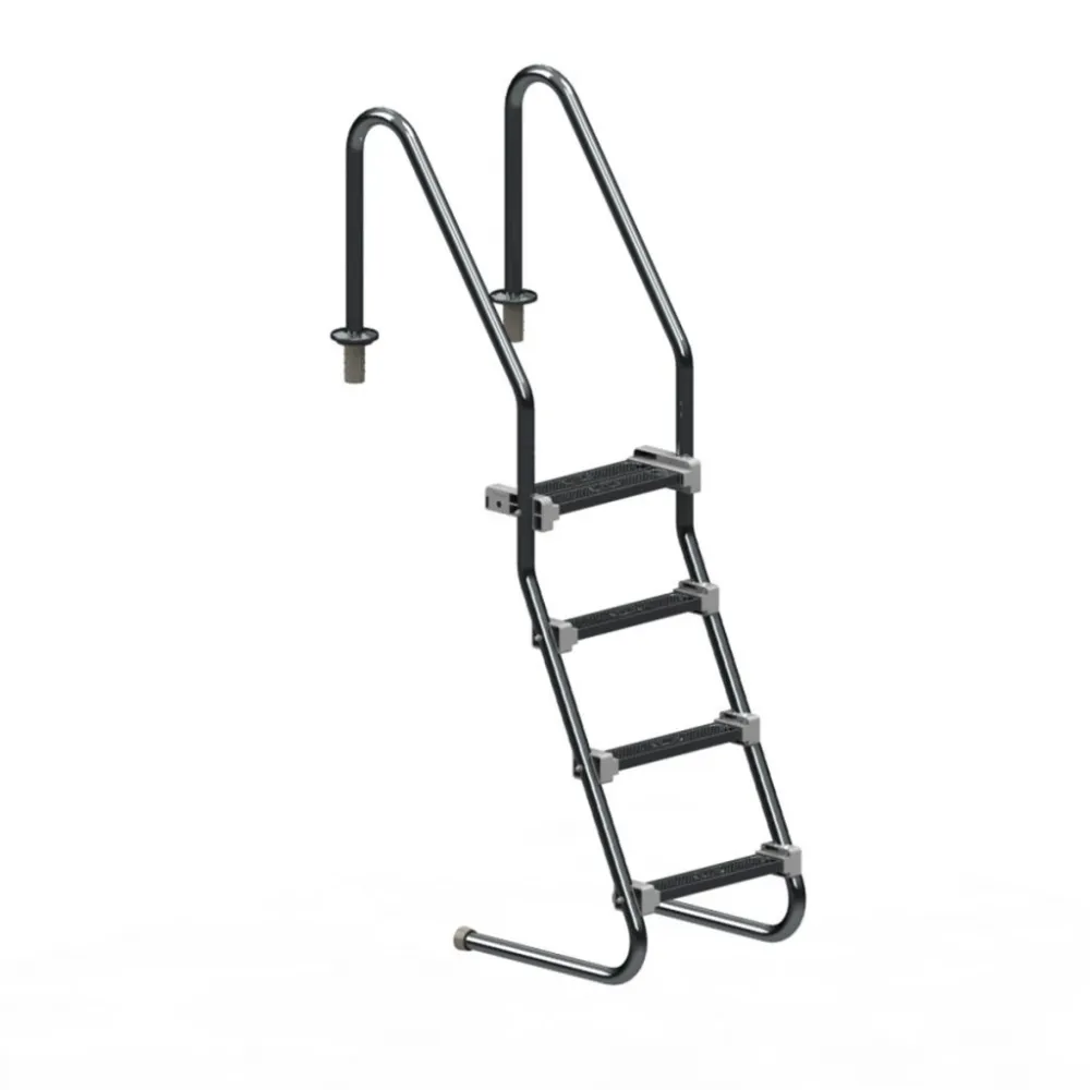 Escada para Piscina Sodramar Comfort Home 3 Degraus Inox