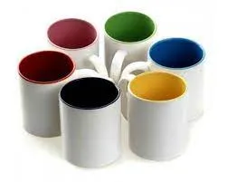 CANECA BRANCA COM INTERIOR COLORIDO 325ML Imagem