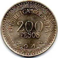 Colômbia - 2015 - 200 Pesos