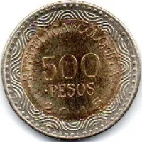 Colômbia - 2015 - 500 Pesos