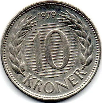 Dinamarca - 1979 - 10 Kroner Imagem