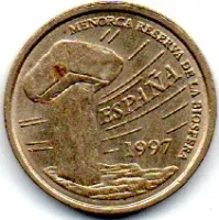 Espanha - 1997 - 5 Pesetas - Comemorativa - Islas Baleares - Foto 2